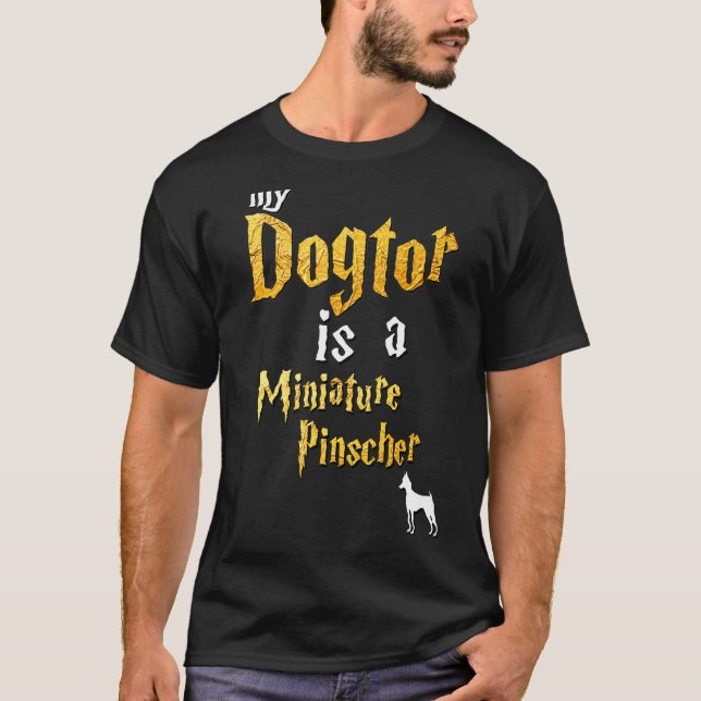 Camiseta Mens Miniature Pinscher Miniatura Pinscher (Frente)