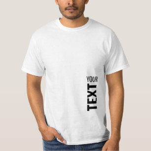 Camiseta Mens Modern T-Shirts Personalizar Adicionar Nome d