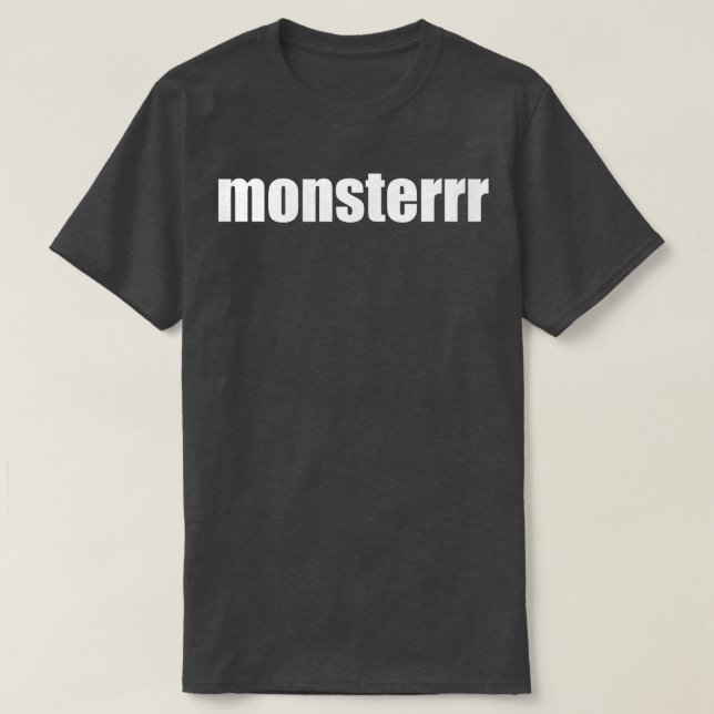 Camiseta Mens MONSTER Gym Malhação Workout Bodybuilding Mot (Frente do Design)