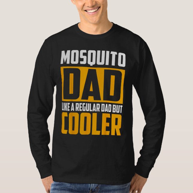 Camiseta Mens Mosquito Dad   Like a Regular Dad but Cooler (Frente)