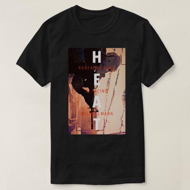 Camiseta Mens Mulheres Aquecendo Al Pacino Filme De Calor L (Frente do Design)