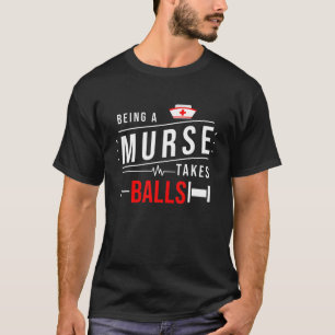 Camiseta Mens Murse Tshirt Murse Murse Gift Enfermeiro Masc