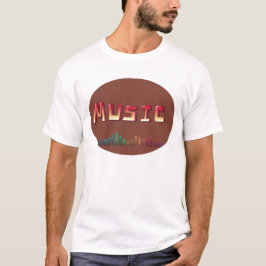 Camiseta Mens Music T—Shirt