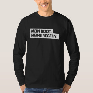 Camiseta Mens My Boat My Rules Skipper