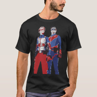 Camiseta Mens My Favorite Captain Man And Kid Danger Linear