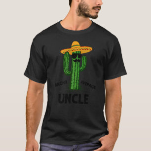 Camiseta Mens Nacho Média Tio Família Cinco De Mayo Fie