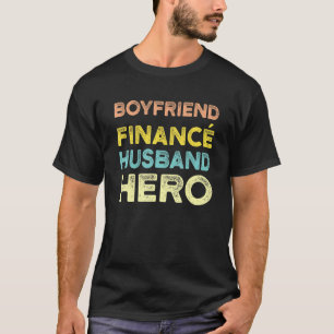 Camiseta Mens Namorado Financ Husband Hero Namorado 1