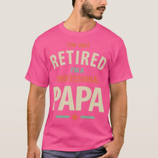 Camiseta Mens Não Aposentados Im a Papa Natal Pai Vovô Fu