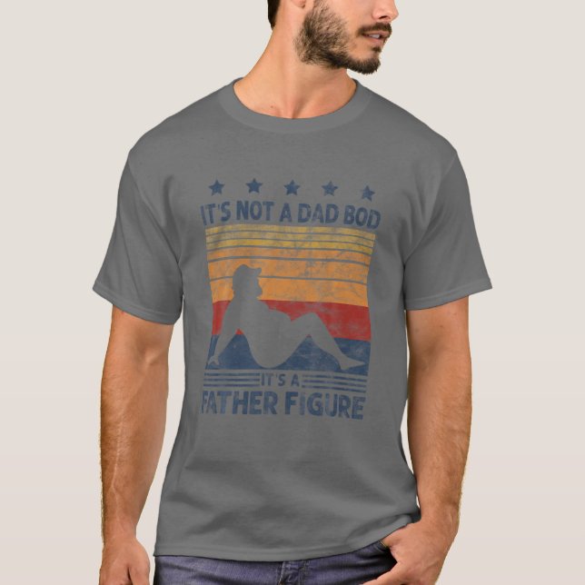 Camiseta Mens Não É Um Bod Pai É Um Pai Engraçado (Frente)