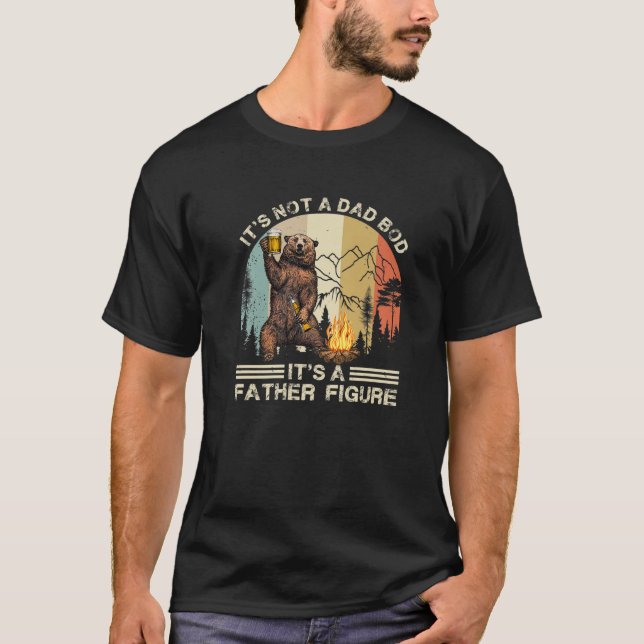 Camiseta Mens não é um Pai, é o pai, é engraçado. (Frente)