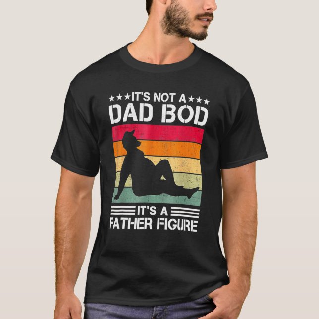 Camiseta Mens não é um Pai, é um pai Figura 9 (Frente)