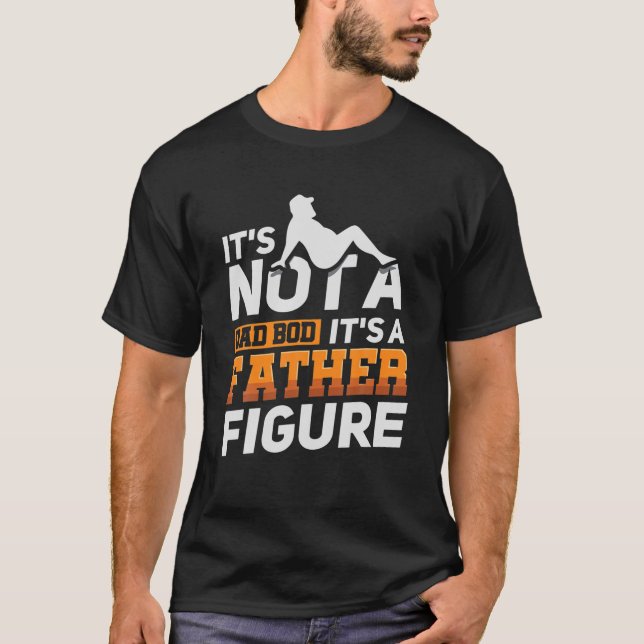 Camiseta Mens não é um Pai, é um pai figura - Divertido (Frente)