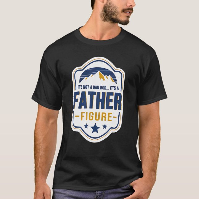 Camiseta Mens Não é um Pai, é um Pai Figura Pai J (Frente)