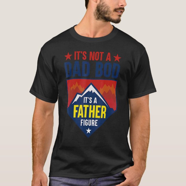 Camiseta Mens Não é um Pai, é um Pai Figura Pai J (Frente)