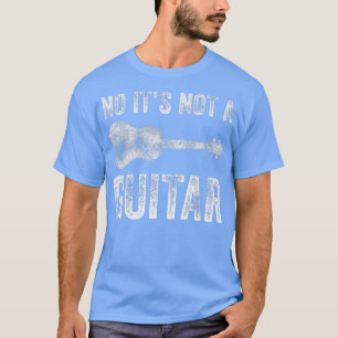 Camiseta Mens Não É Uma Guitarra Engraçada Ukulele Hawaii