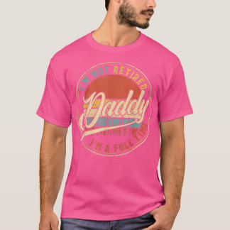 Camiseta Mens, não estou aposentado, sou uma Vintage de Pai