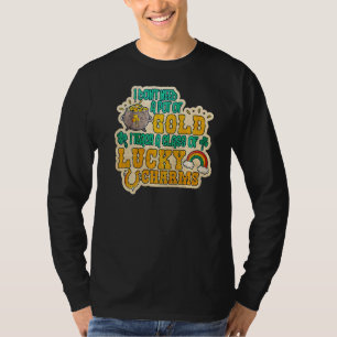 Camiseta Mens Não Preciso De Um Pote De Dourado Eu Ensino U