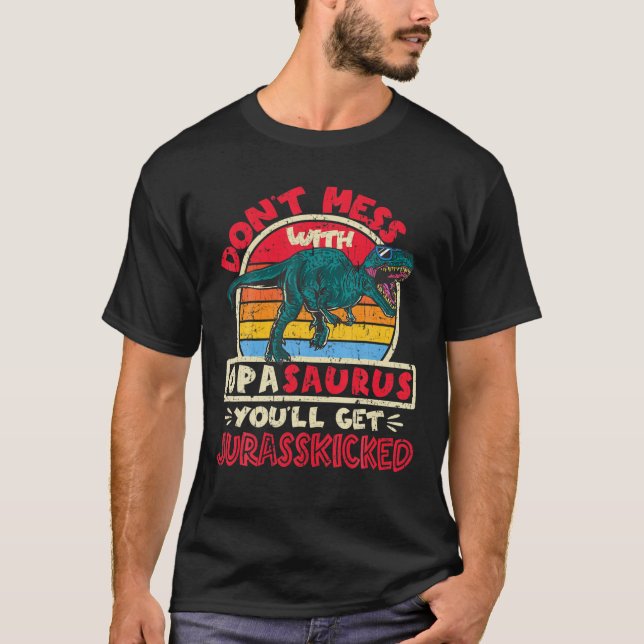 Camiseta Mens não se mexem com Opa Surus I Jurasschou Tyr (Frente)