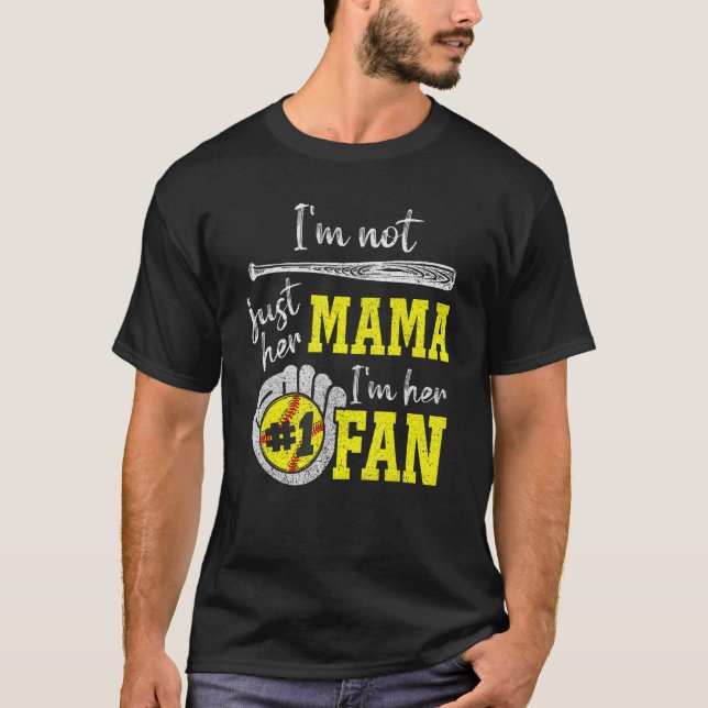Camiseta Mens, não sou só a mãe dela. Sou a mãe dela. (Frente)