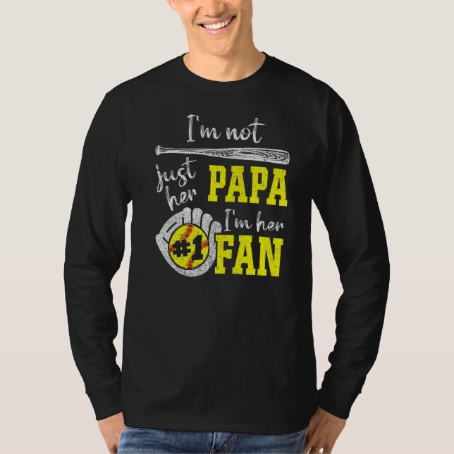 Camiseta Mens, não sou só o pai dela. Sou o pai dela. (Frente)