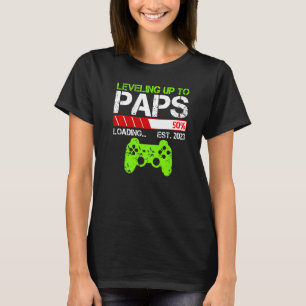 Camiseta Mens Nivelando Até Jogador De Novos papais No Pst