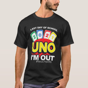 Camiseta Mens no último dia da escola no 2021, sou profess