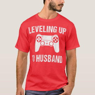 Camiseta Mens Noivado Tee for Groom Husband Engraçado Video
