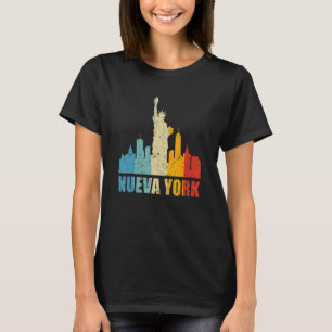 Camiseta Mens Nueva York Espanhola Nova York