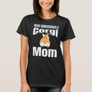 Camiseta Mens Nunca Subestimam Um Cachorro De Corgão Que A