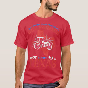 Camiseta Mens Nunca Subestimam Um Velho Agricultor De Chás