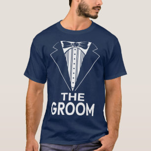 Camiseta Mens O Casamento GroomWedding
