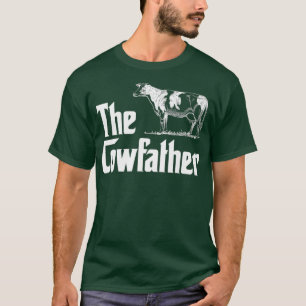 Camiseta Mens O Cowdad Fazenda Engraçada Vaca Proprietári