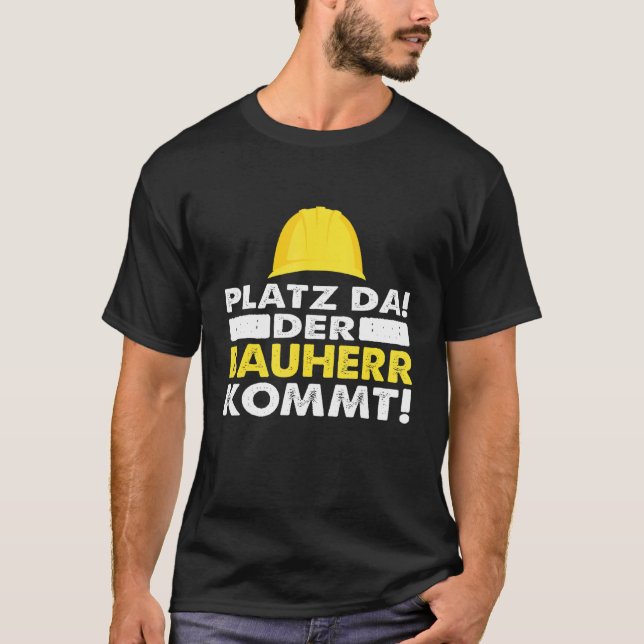 Camiseta Mens O Espaço À Medida Que O Construtor Vem (Frente)
