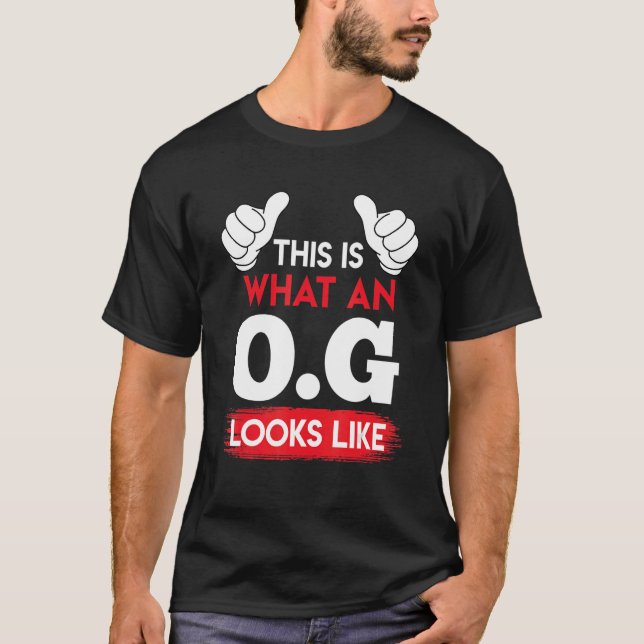 Camiseta Mens O G Tio Gangster (Frente)
