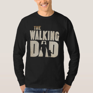Camiseta Mens O Pai Pai Jovem Dia de os pais Andando