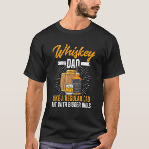 Camiseta Mens Old Fashiked Whiskey Lover Design para um Whi