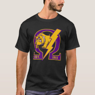 Camiseta Mens Omega-1911 Da Bruhz Bulldog Psi-Phi Ques