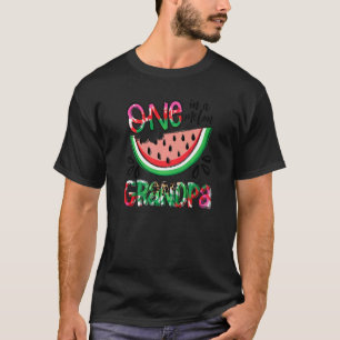 Camiseta Mens One In A Melon Grandpa Watermelon Family Mat