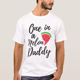 Camiseta Mens One In A Melon Pai Engraçado Melancia Padre