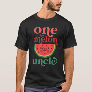 Camiseta Mens One In A Melon Tio Cute Watermelon First Bi