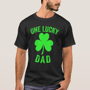Camiseta Mens One Lucky Pai Pai Engraçado Iri