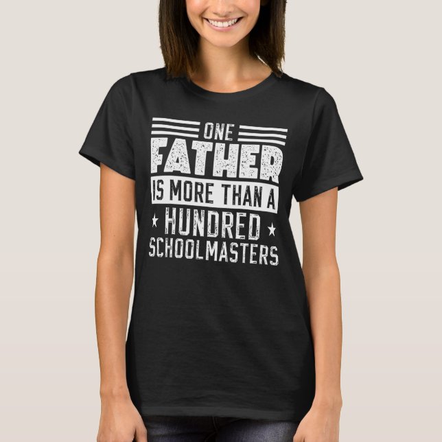 Camiseta Mens One Padre É Mais De Cem Stepdad (Frente)