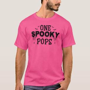 Camiseta Mens One Spooky Pop Correspondendo ao Halloween da