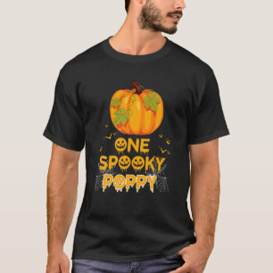 Camiseta Mens One Spooky Poppy Engraçado Família De Pais 