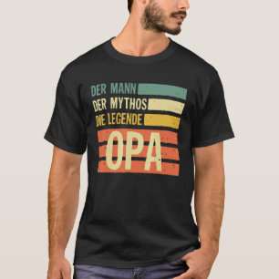 Camiseta Mens Opa O Homem Do Mito A Lenda