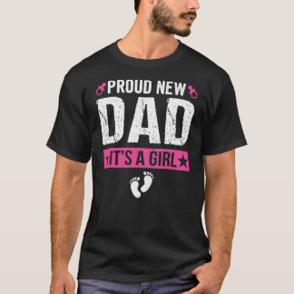 Camiseta Mens Orgulhosos Novos papais É uma Régua de Gênero