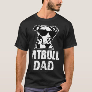 Camiseta Mens Orgulhosos Pais Pitbull Mens Dão de Consciênc