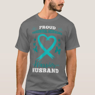 Camiseta Mens Orgulhosos Trigeminal Neuralgia Guerreiro Mar