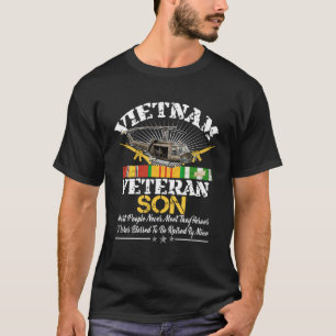 Camiseta Mens Orgulhosos Vietnã Militar Veterano Vietnã