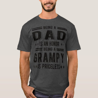 Camiseta Mens Orgulhosos Vovô Grampy Best Grampy